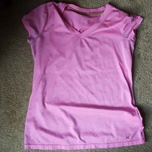 Pink athletic tee